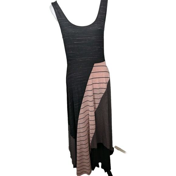 Spence Tank Maxi Dress Bust34 W 28 Length54, 3 Coordinating Fabrics Aysmetric - Picture 1 of 9